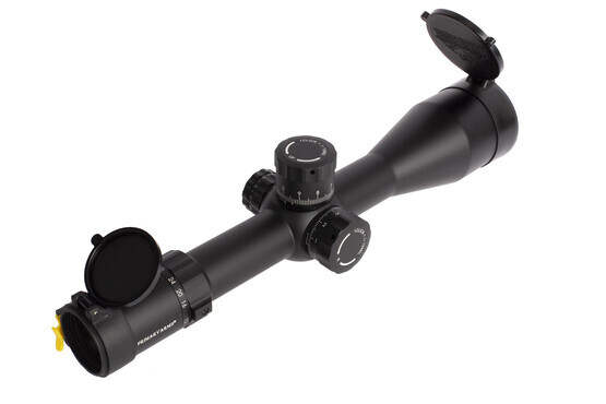 PLX5 platinum series 6-30mm Athena BPR MIL rifle scope features a large 56mm objective for exceptional light gathering